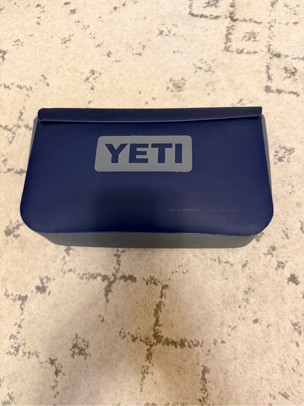 Yeti Navy Blue Travel Toiletry Pouch with Gray Logo